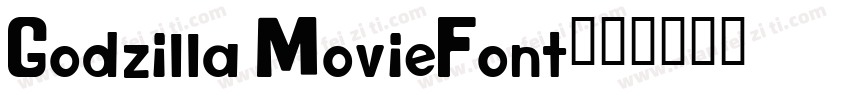 Godzilla MovieFont字体转换